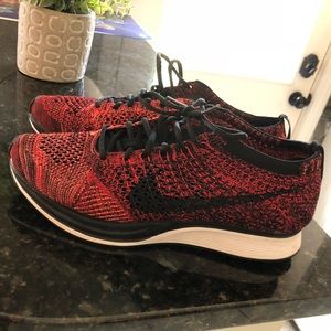 Nike flyknit racers, like new, worn once